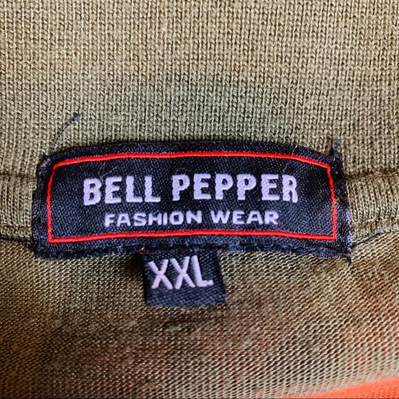 Bell Pepper Men Polo Short Sleeve Striped Shirt Size XXL - Picture 4 of 4